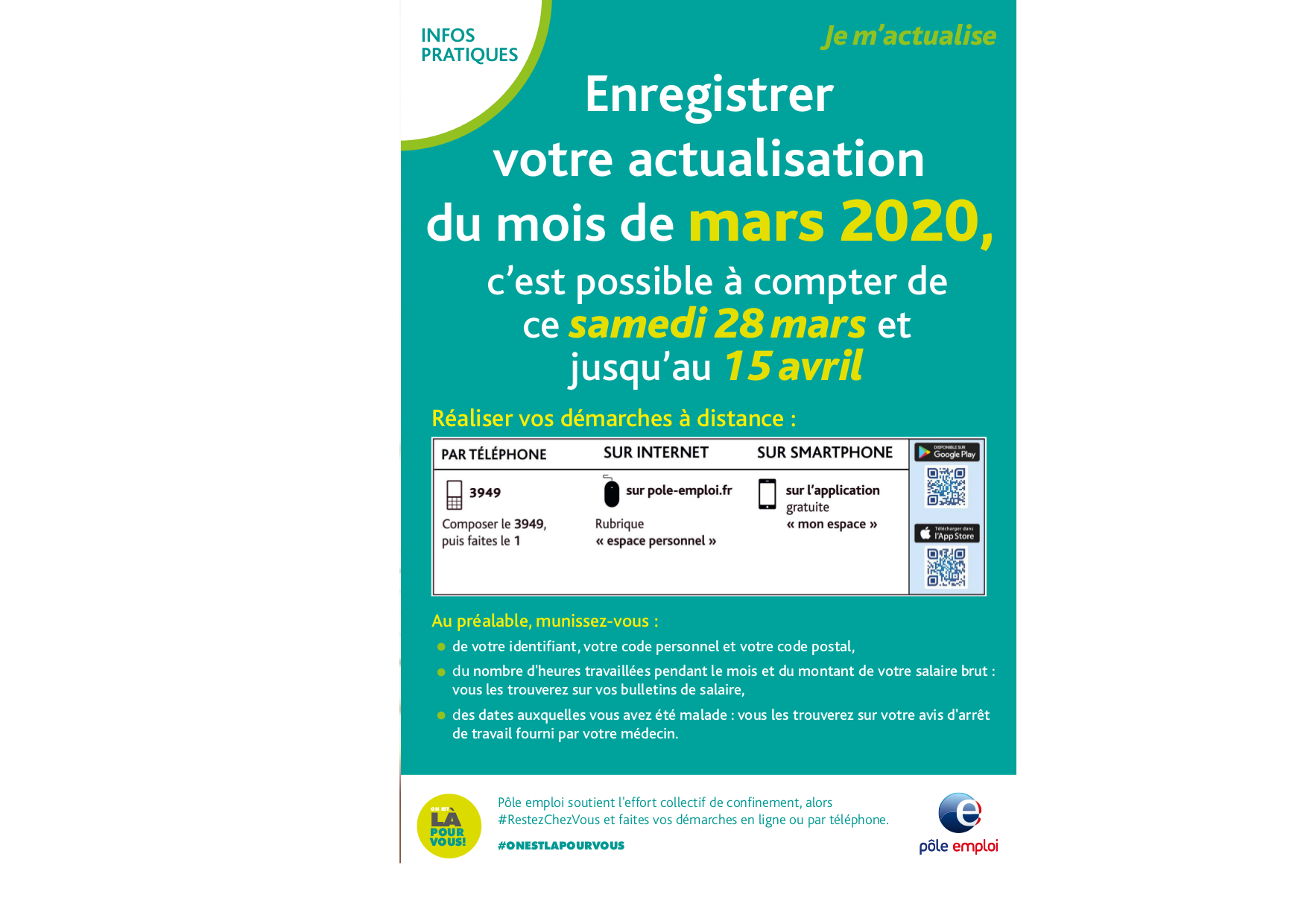 L'Actualisation Pôle Emploi