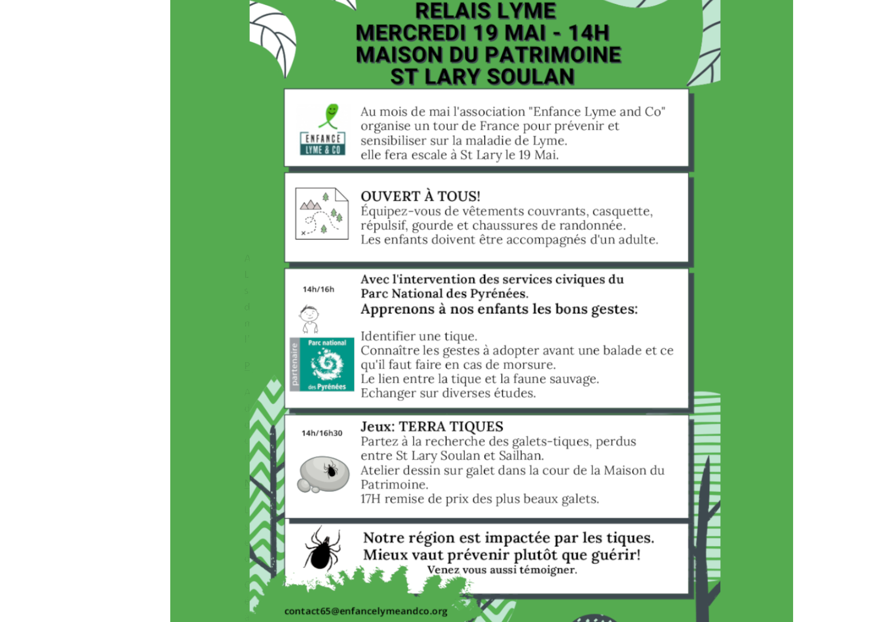Sensibilisation Maladie de Lyme