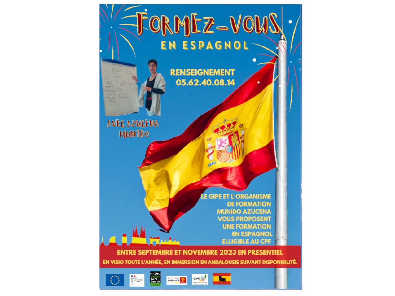 Formation en espagnol en partenariat avec Azucena Munido