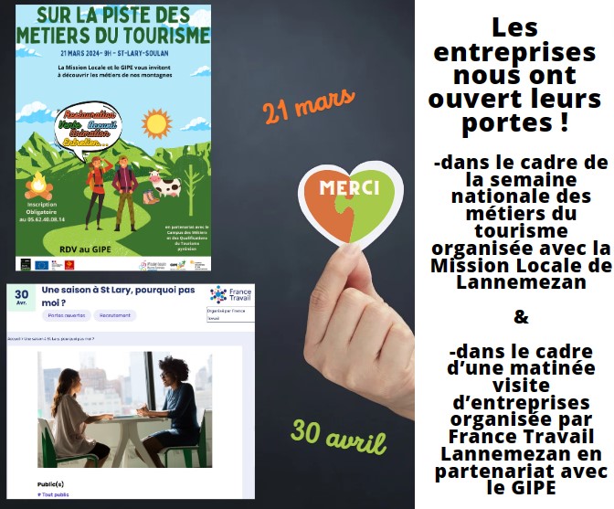 Merci aux entreprises !