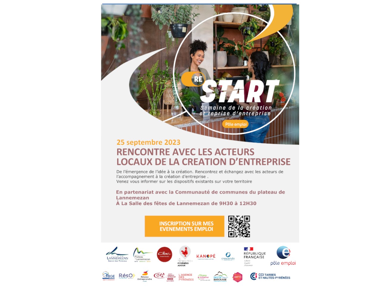 Rencontre Création d'entreprise 25/09/2023