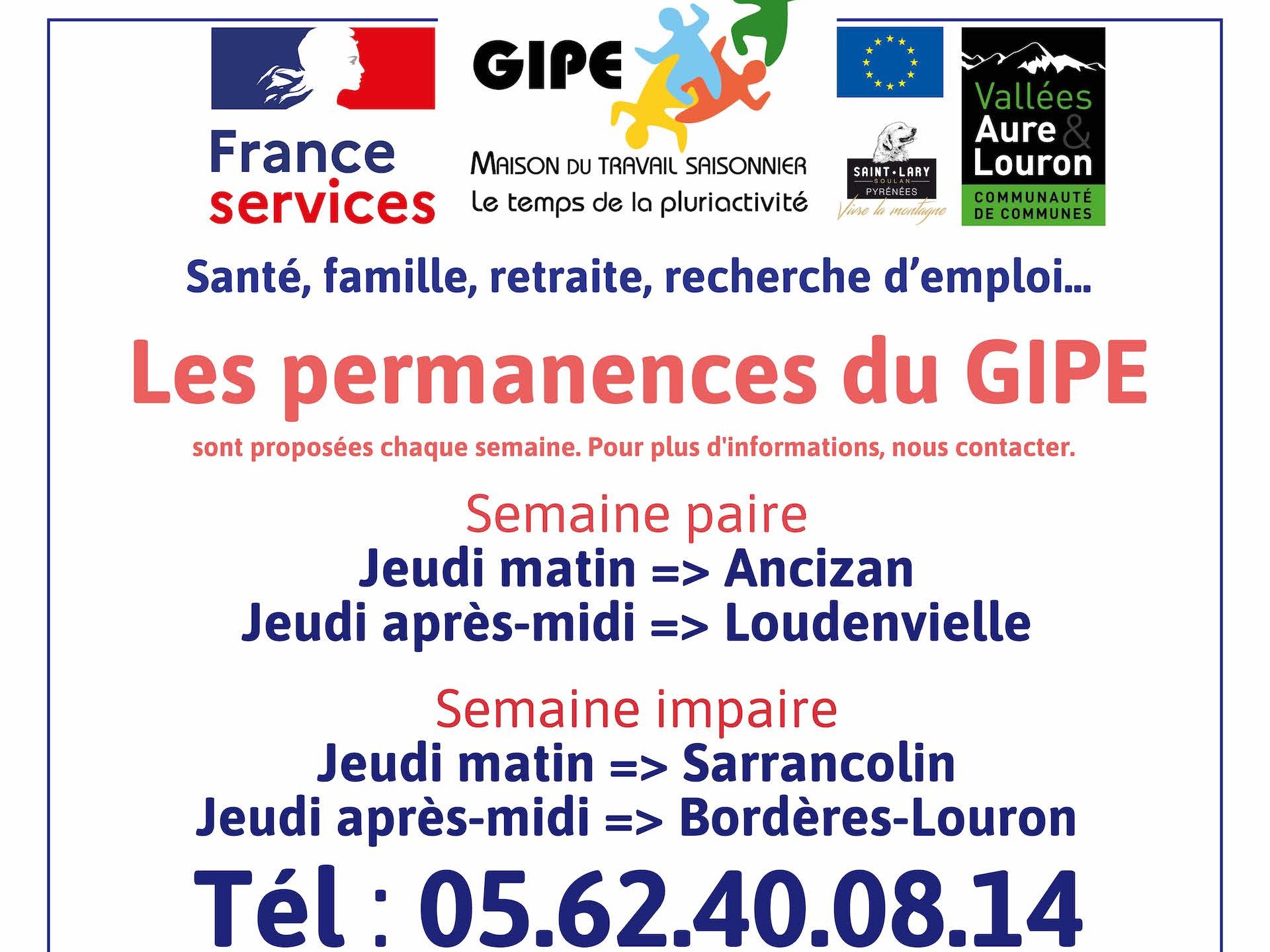 Permanence du GIPE  ce jeudi matin à Ancizan et après-midi à Loudenvielle