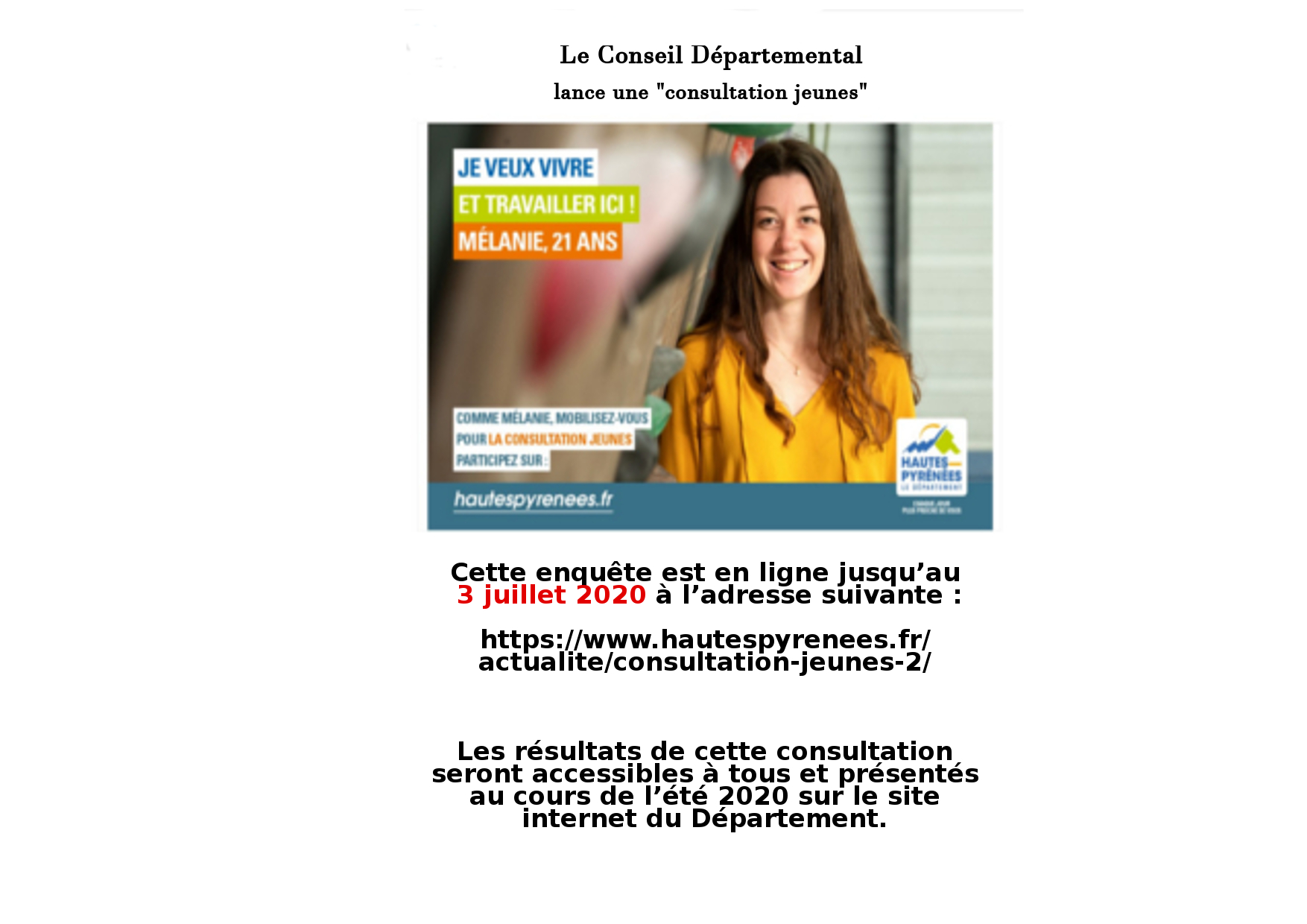 Enquête Consultation jeunes