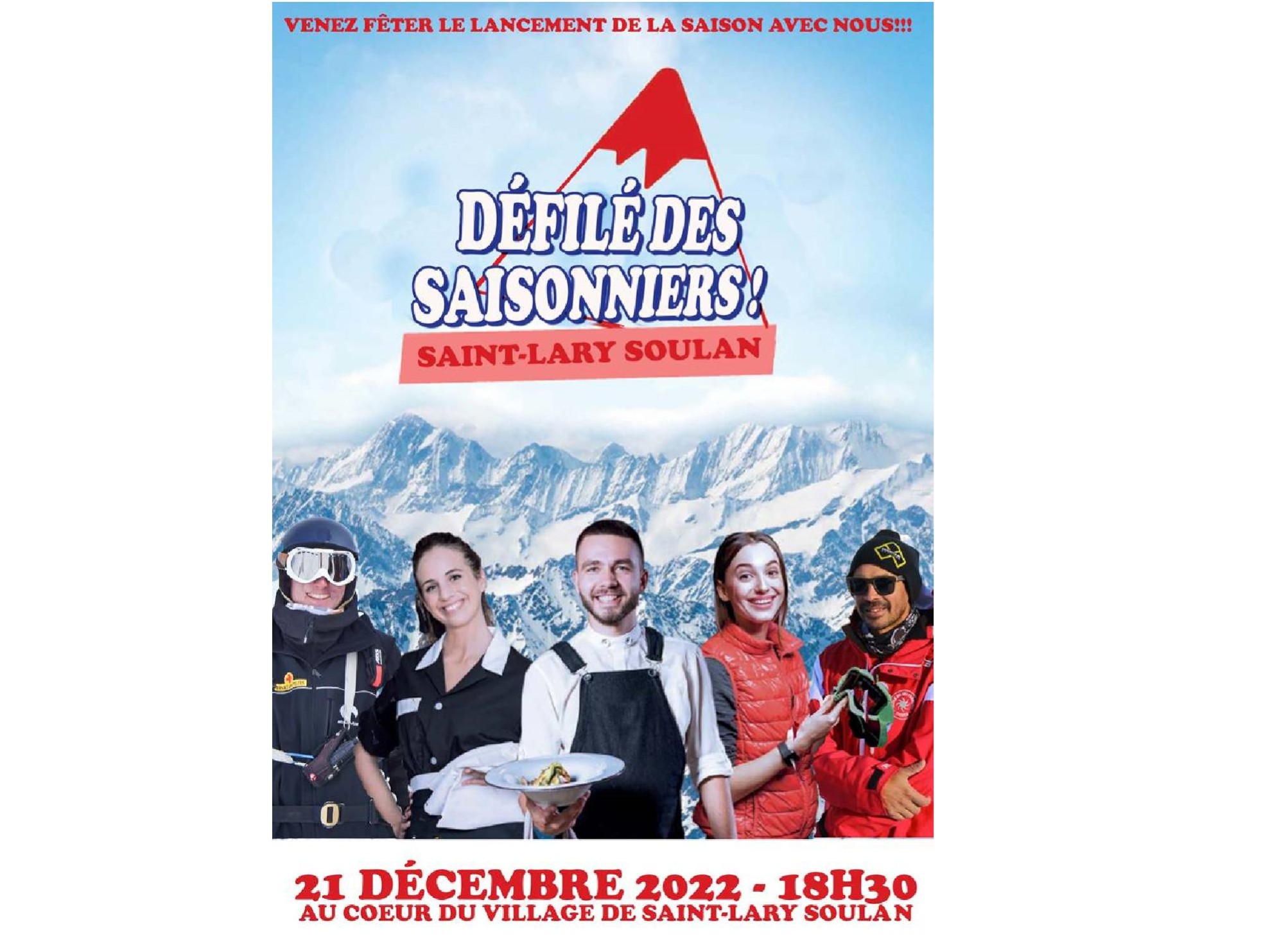 Défilé des saisonniers