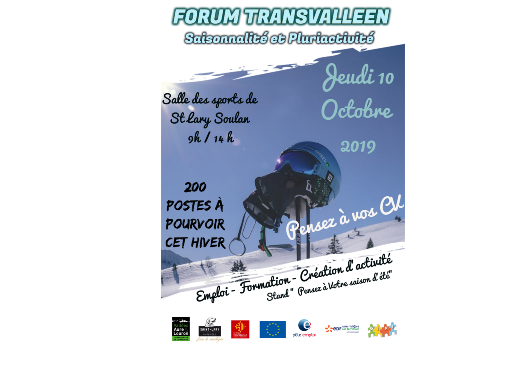 Forum Emploi Saisonnier et Pluriactivité