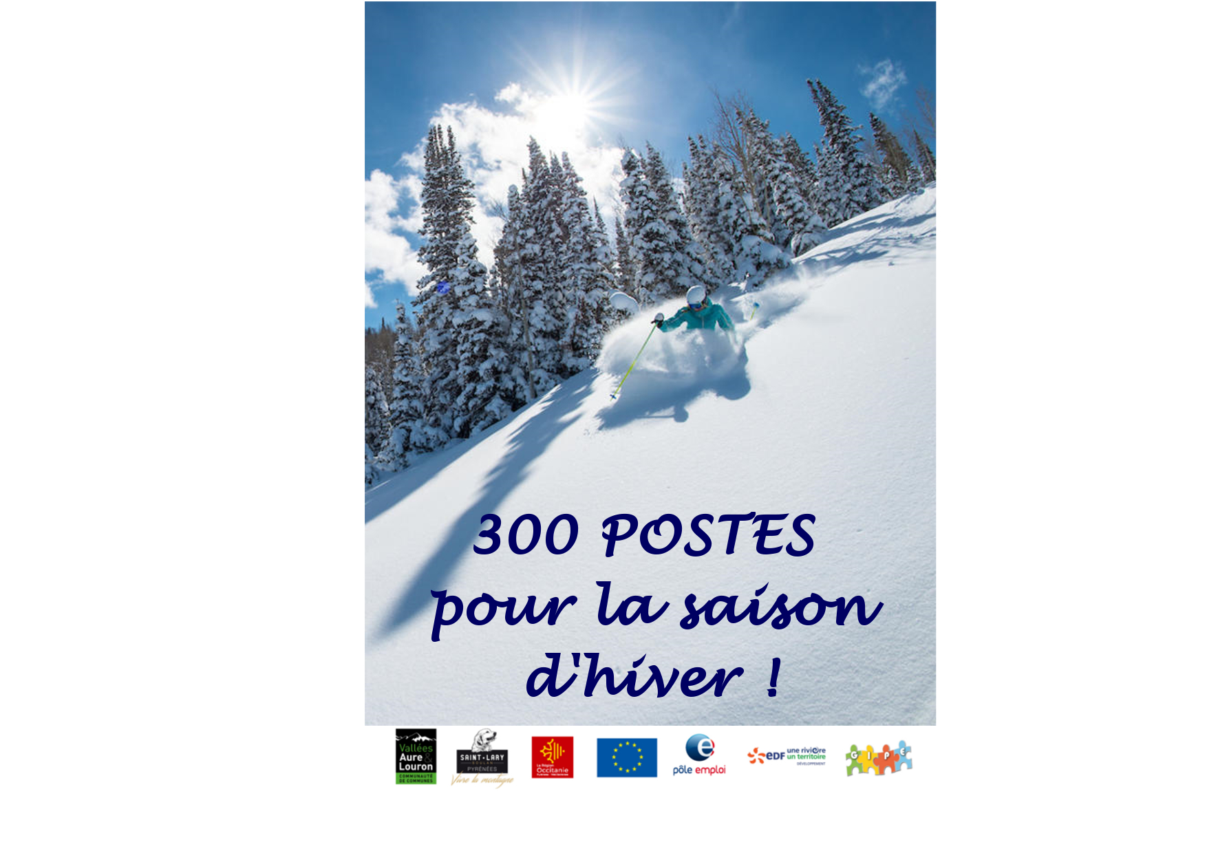 Halte là, les offres d'emploi pour la saison d'hiver sont là !