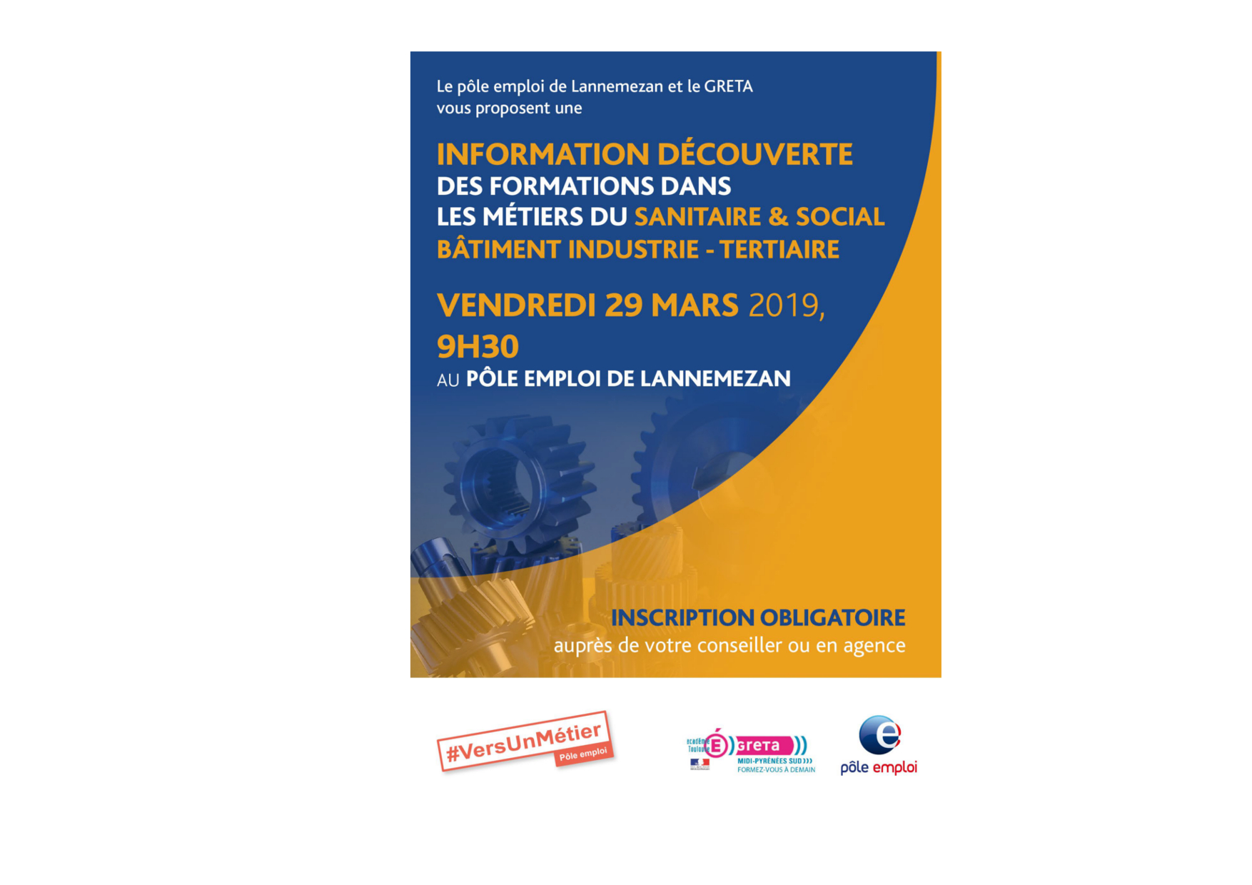 Réunion au Pôle Emploi de Lannemezan