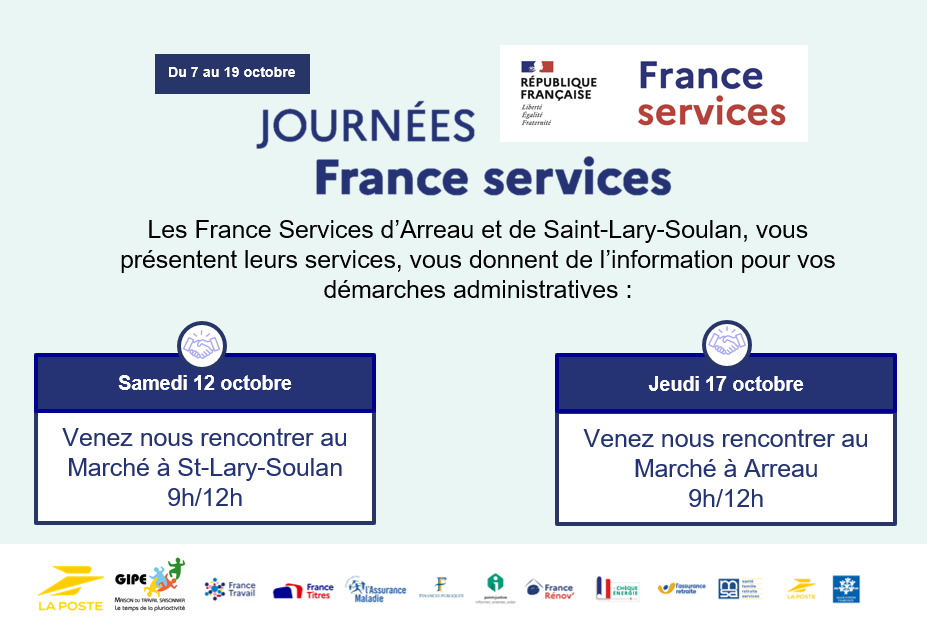 Venez nous rencontrer aux Marchés de St-Lary et d'Arreau