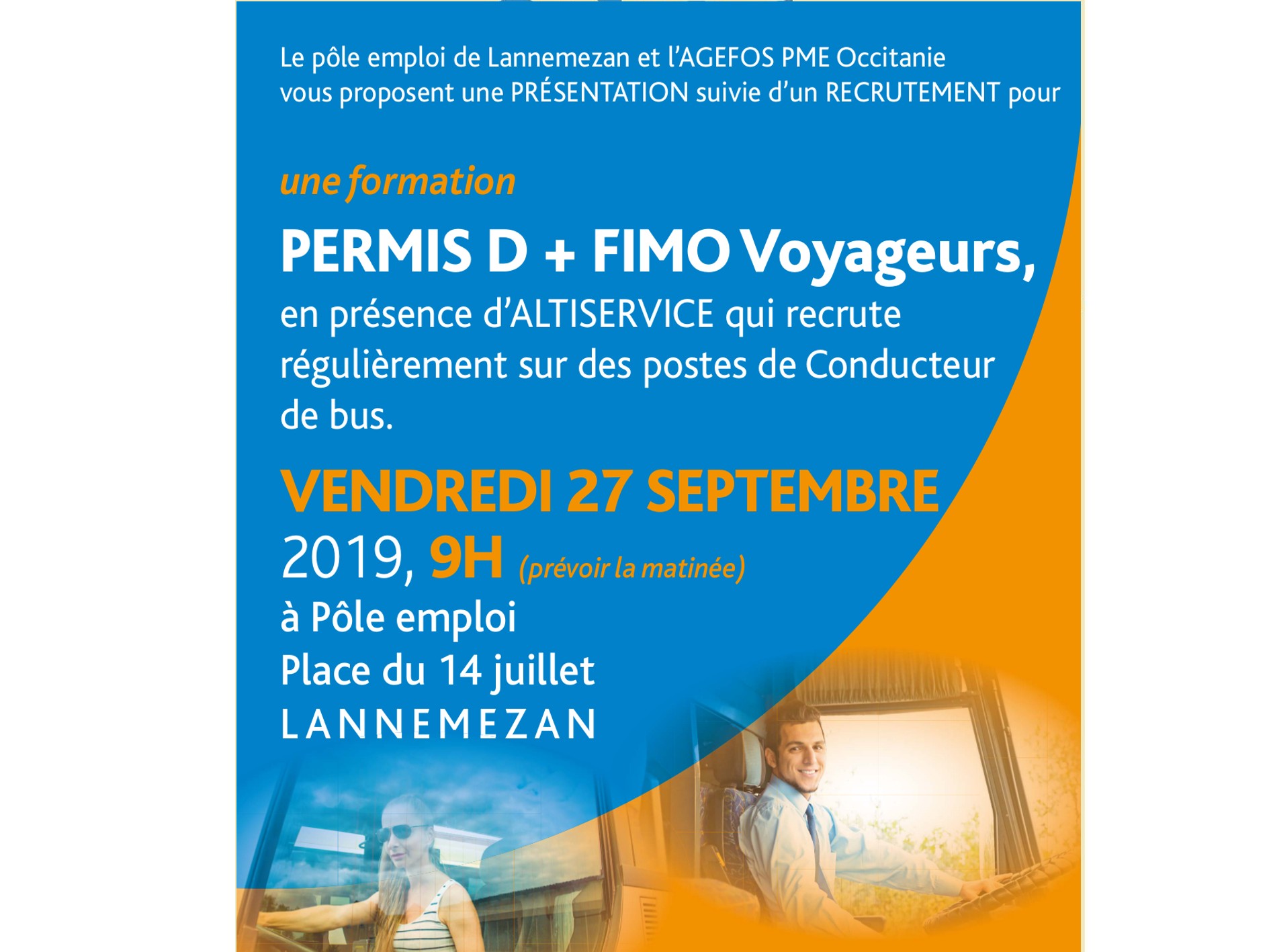 Information Formation / Recrutement Conducteurs de Bus