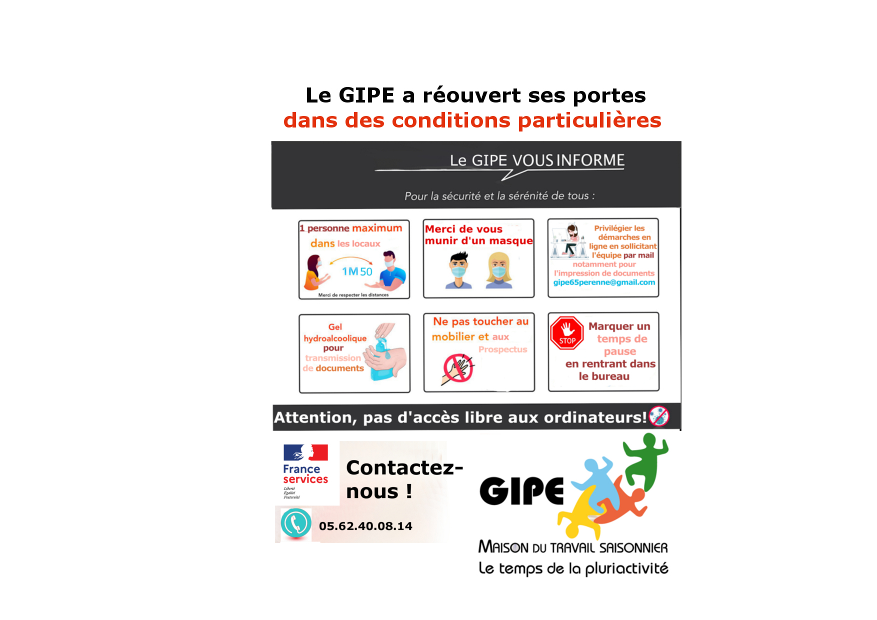 Réouverture du GIPE !